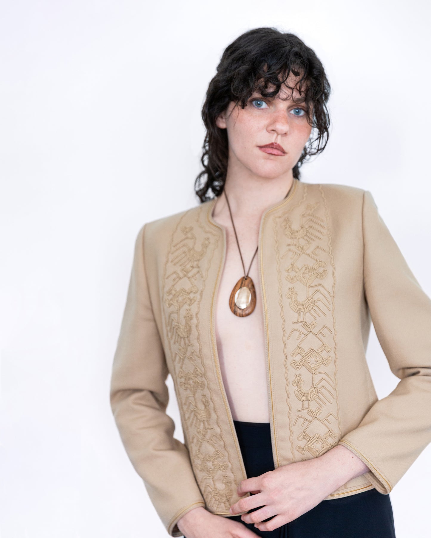 Veste en Laine à Passementerie Louis Féraud