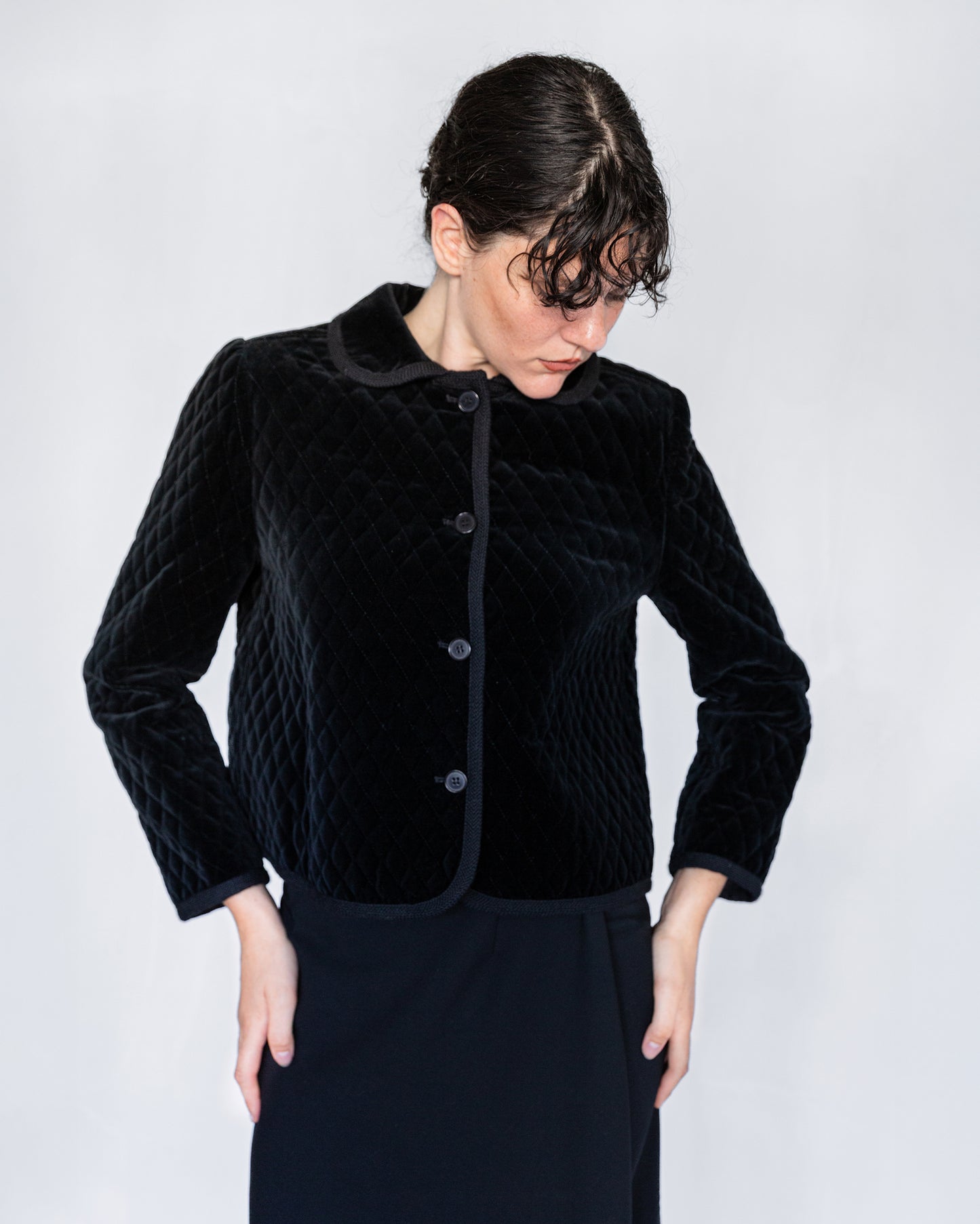 Veste en Velours Matelassé Guy Laroche Diffusion