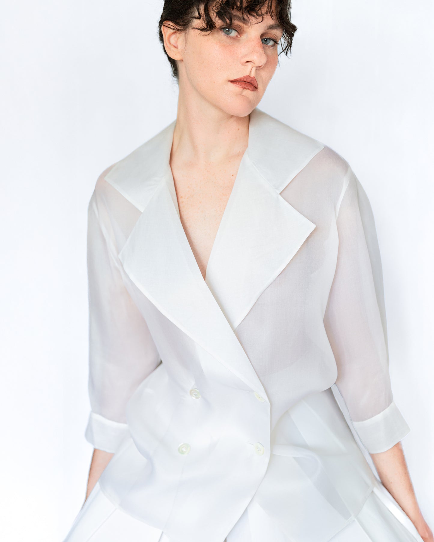 Veste Oversize en Soie Gianfranco Ferré Circa 1990