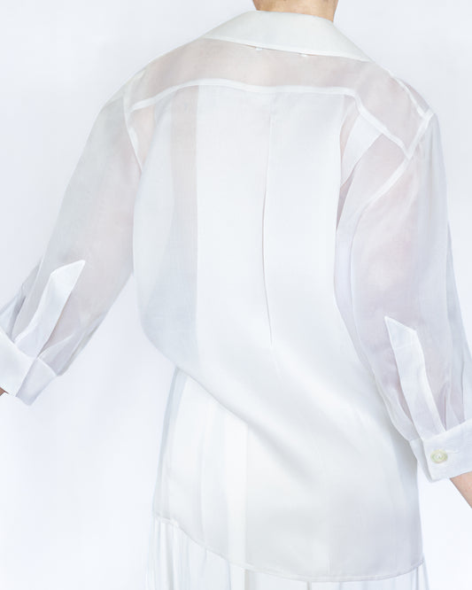 Veste Oversize en Soie Gianfranco Ferré Circa 1990